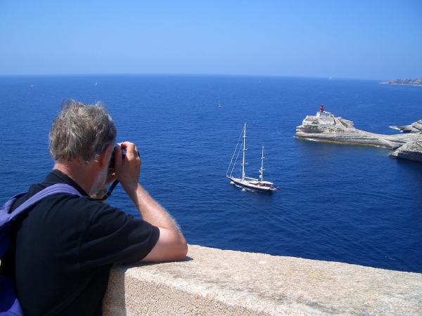 Looking out to sea from Bonifacio citadel