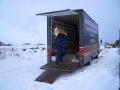 Loading the van