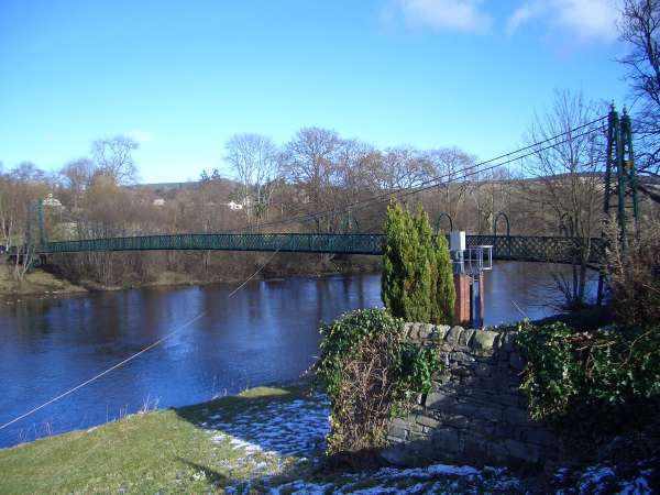 Footbridge in the sun