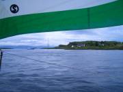 CIMG0399 Approaching the ferry terminal at Seil